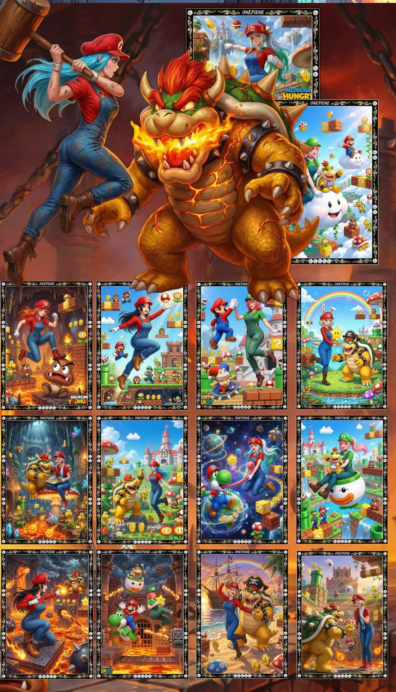 Qing Lin 5 Metal One Piece Card